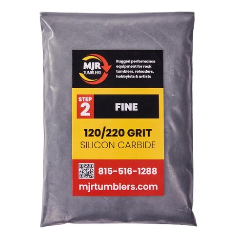 5 رطل من MJR Tumblers Premium 120/220 حبيبات تلميع الصخور من كربيد السيليكون الناعم للخطوة/المرحلة 2، MJR Tumblers هي شركة مملوكة لأحد المحاربين القدامى وتتواجد بفخر في الولايات المتحدة الأمريكية in Kuwait