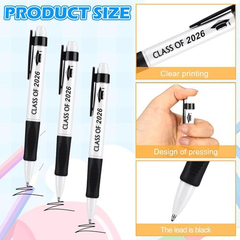 Outus Bulk Class of 2025 التخرج هدايا الأقلام طلاب نقطة الكرة أقلام بتخرج من أصدقاءه الأولاد فتيات بناتها بناتها في كلية الثانوية الجامعية (80 جهاز كمبيوتر) in Saudi Arabia