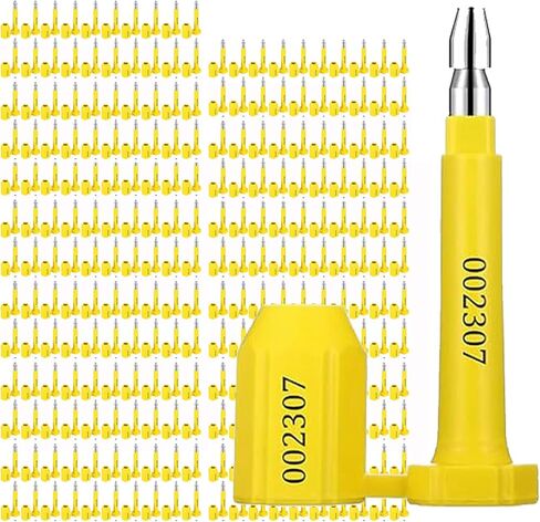 250 PCS Bolt Seal, Container Tamper Evident Seals, High Security Seal with Serial Number, One Time Use Barrier Seals for Trailer, Truck, Train Cargo, Shipping, Container in Saudi Arabia