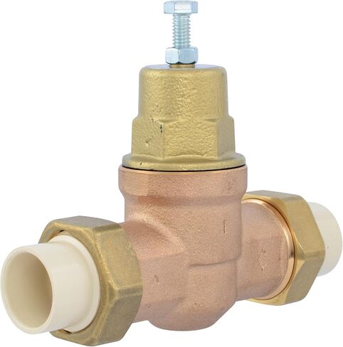 Cash Acme EB45 Pressure Regulating Valve, Double Union, 1 Inch CPVC, Metal Top, 60 PSI, PVA20M-DUVC-60 in Saudi Arabia