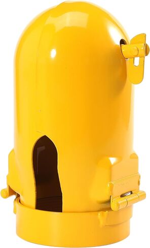 Acetylene Cylinder Regulator Protector Safety Cap High Pressure Gas Cylinder Tank Valve Protection Cap 3-1/8 x 11 Fall-Proof Design Compatible with GT-11, Red in Saudi Arabia