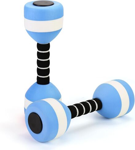 Aquatic Dumbbells, 2PCS EVA Foam Water Weights, Aquatic Exercise Dumbbells for Adults Youth Women Water Workouts Tools in Saudi Arabia