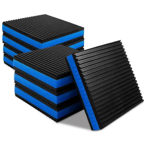 8 Pack Anti Vibration Pads, 4 x 4 x 7/8 Inch EVA Square Absorbing Mat, Rubber Sound Insulating Isolation Damping Pads for Dryer, Washing Machine, Conditioner, Treadmil in Kuwait