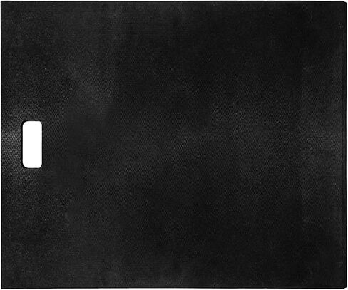 IncStores 1/2 Inch Thick Laundry Machine Anti Vibration Mat | Extra Thick Rubber Mat for Washer and Dryer Floor Protection Made from Non-Porous Recycled Material | 28" x 34", 1 Mat Black in Kuwait