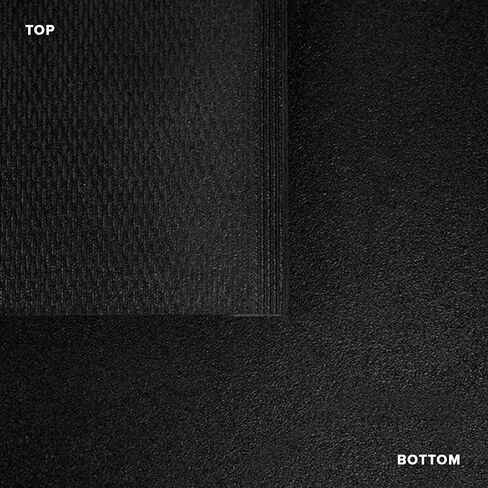 IncStores 1/2 Inch Thick Laundry Machine Anti Vibration Mat | Extra Thick Rubber Mat for Washer and Dryer Floor Protection Made from Non-Porous Recycled Material | 28" x 34", 1 Mat Black in Kuwait