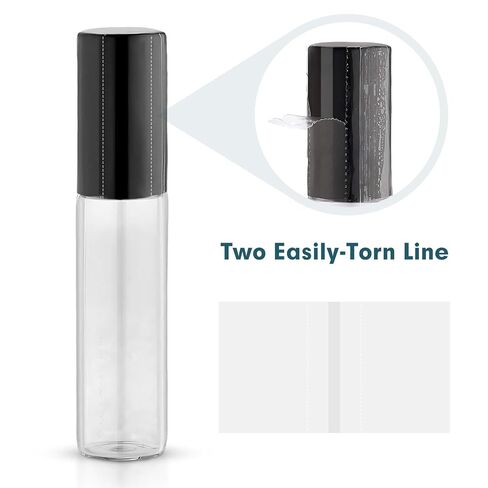 200Pcs Shrink Wrap for Bottles, 45×30mm Shrink Wrap Bands for Essential Oil Bottle Dropper Bottle, PVC Bottle Seals with Two Easily-Torn Line(Diameter 3/4 to 1 Inch) in Kuwait