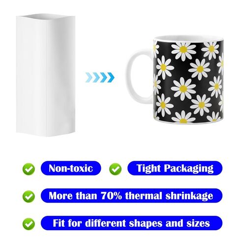 100 قطعة من أغلفة الانكماش الحراري، أكياس تغليف بيضاء، أنبوب للأكواب والأكواب والأكواب والمزيد، 5 أحجام مختلفة، 9 × 14 بوصة، 8 × 8 بوصة، 7 × 11 بوصة، 5 × 10 بوصة، 3 × 4 بوصة in Kuwait