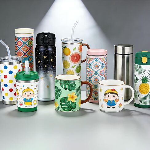 100 قطعة من الأكمام المنكمشة بالتسامي مقاس 8 × 12 بوصة، طبقة منكمش لنقل الحرارة من PET للأكواب والأكواب والأكواب والحرف اليدوية والهدايا الشخصية in Kuwait