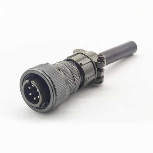 MIL-DTL-5015 Series Circular Connector, MS3106A14S-6P 6 Pin Male Industrial Connectors Solder Termination, Box Mounting, 14S-6 Insert Arrangement, 14S Shell Size, 6 Contacts in Saudi Arabia