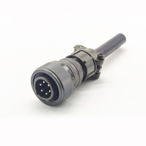 MIL-DTL-5015 Series Circular Connector, MS3106A14S-6P 6 Pin Male Industrial Connectors Solder Termination, Box Mounting, 14S-6 Insert Arrangement, 14S Shell Size, 6 Contacts in Saudi Arabia