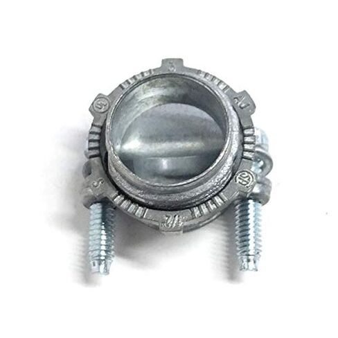 Hubbell-Raco 2711 Die Cast Zinc Squeeze Connector, Non-Metallic, Clamp, 1/2" (Pack of 100) in Saudi Arabia
