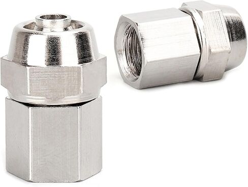 KPCF Coper 1/8" 1/4" 1/2" Female Pneumatic Fittings Push In Quick Connector Release Air Fitting OD 4 6 8 10mm 1Pcs(12MM,1/4") in Saudi Arabia