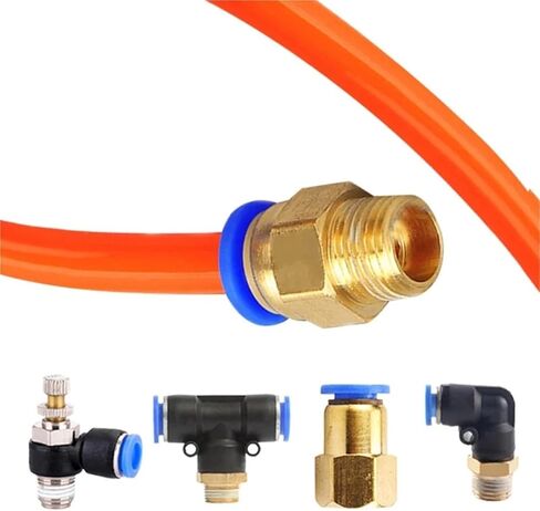 هوائي موصل الهواء المناسب PC PCF/PL/PLF 4/6/8/10/12 مللي متر موضوع 1/8 1/4 3/8 1/2 1 قطعة (4-01 ، قطعة) in Kuwait