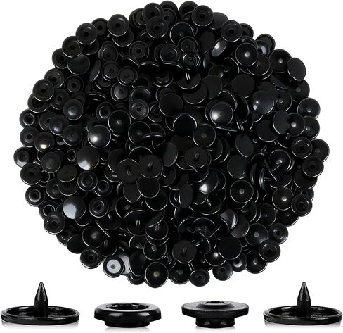 Ilauke 408 مجموعات أزرار مضغوطة بلاستيكية ، لا SEW T5 Snaps مع حالة تخزين منظم لحافلة بيبز الحفريات in Kuwait