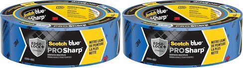 Scotchblue Prosharp Painter's Tape بعرض 2 بوصة (1.88 في × 60 YD) 3 لفات الأزرق يحمي الأسطح ويزيلها بسهولة ، شريط قفل الحافة للاستخدام الداخلي والخارجي (2093+-48AC3) in Kuwait