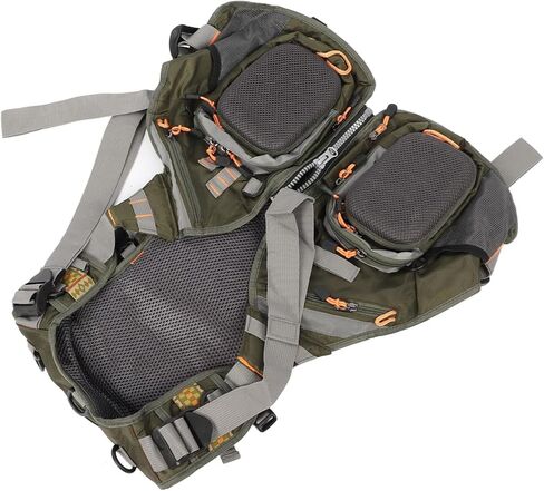 Fishing Vest, Neoprene Material with Multi Pocket Design, Adjustable Shoulder Straps and Waistband, for Fly Fishing Kayak Canoe Outdoor Activities in Kuwait