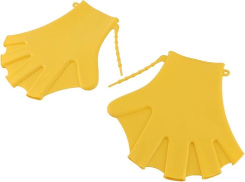 Pongnas Silicon Swimming Gloves for Training - Webbed Fitness Diving Mittens for Enhanced Upper Body Strength and Resistance in Kuwait