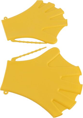Pongnas Silicon Swimming Gloves for Training - Webbed Fitness Diving Mittens for Enhanced Upper Body Strength and Resistance in Kuwait