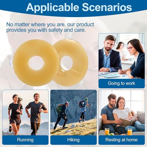 20 حزمة من حلقات حاجز الفغرة، أختام فغر الغروانية المائية، مستلزمات فغرة موسع الجلد المرن بسمك 2 مم، حلقات تمديد الجلد المانعة للتسرب لأكياس فغر القولون فغر اللفائفي in Kuwait