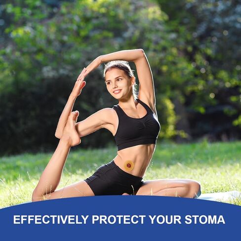 6 عبوات من حلقات حاجز الفغرة بسُمك 2 مم وشريط غرواني مائي قابل للتشكيل وأختام متماسكة لفغر القولون وفغر اللفائفي وأكياس فغر البول in Kuwait