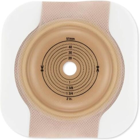 Hollister 11906 CeraPlus Soft Convex Skin Barrier, Pre-Sized 1-1/4", Flange Size 2-1/4", Red Color Code, 5 Pack, Ostomy Skin Barrier in Saudi Arabia