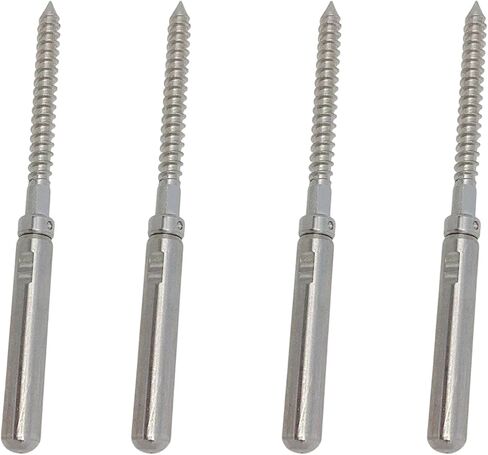 4 قطعة البحرية T316 الفولاذ المقاوم للصدأ 1/8 "كابل تأخر سوج مسمار كابل درابزين السكك الحديدية in Saudi Arabia