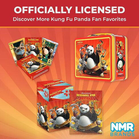 Aquarius Kung Fu Panda Family Bingo Game - Official Licensed Party Game for Kids and Adults, Movie Night Game for Family Game Night, 2–8 Players, Ages 8+ in Saudi Arabia