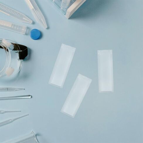 PRETYZOOM Microscope Slide Storage Box 20-Pack Plastic Slide Holder Case for 10 Glass Slides Laboratory Reusable Boxes Portable Organizer in Kuwait