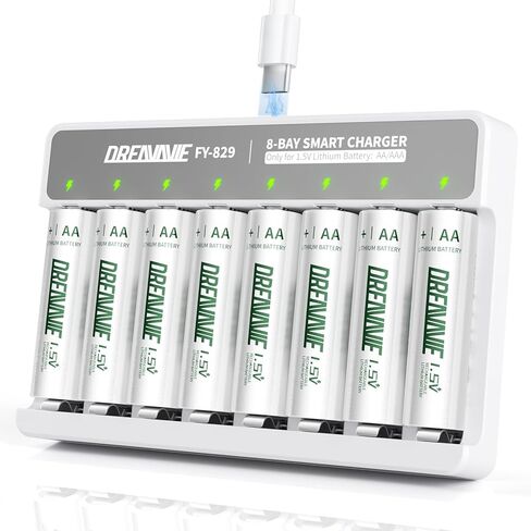 Dreamme 1200mAh 1.5v بطاريات الليثيوم AAA [غير قابلة للتشغيل]- بطاريات Lithium AAA الممتازة 1.5 فولت in Kuwait