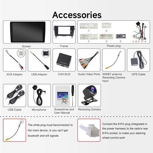 ASURE Android Car Stereo Radio لـ Nissan Rogue X-Trail Qashiqai 2014-2018،10.1 بوصة 4Core 2G+32G CARPLAY WIROID Android Auto Auto Auto Mavigation GPS GPS مع 1280 × 800 HD شاشة اللمس in Kuwait