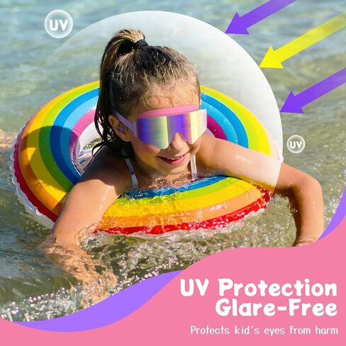 2 Pack Kids Swim Goggles for 3-15, Anti Fog UV Protection Pool Water Swimming Goggles for Boys Girls Toddler in Saudi Arabia