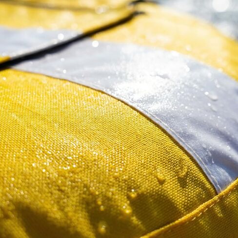 عوامة غطس مع علم، أصفر وأبيض، علامة أمان قابلة للنفخ بحبل in Kuwait