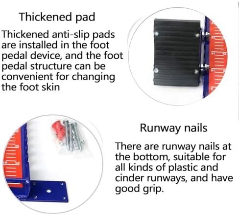 Adjustable Starting Block with Standard Pedals and Strong Grip for Professional Track and Field Competitions in Saudi Arabia