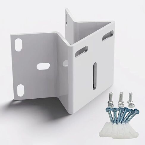 Metal Wall Corner Mount for CCTV Camera, Right Angle Bracket with Screws in Kuwait