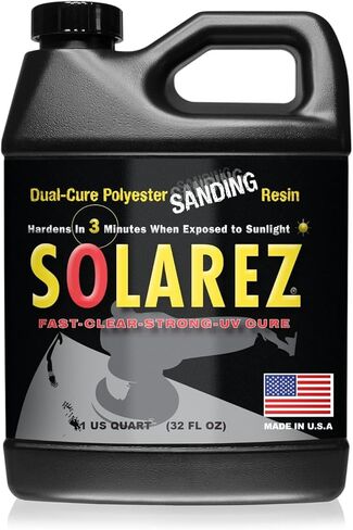 Solarez Polyester UV Sanding Resin: Quart in Kuwait