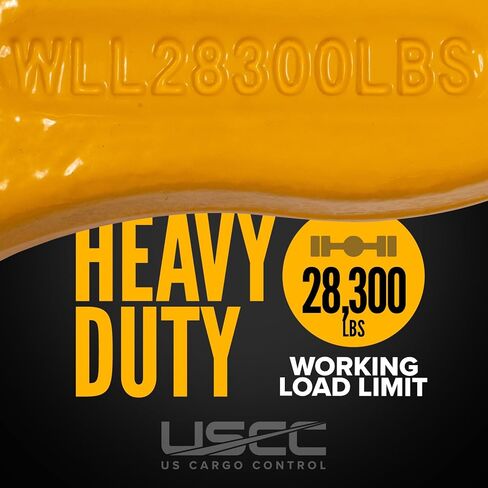 US Cargo Control 3/4 Inch Clevis Grab Hooks (2-Pack), G80 Chain Hooks, 28,300 LBS Working Load Limit, Chain Clevis Hooks for Lifting, Hauling, Towing, Trailers, & Chain Binders in Saudi Arabia