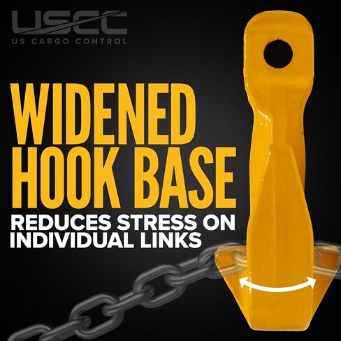 US Cargo Control 3/4 Inch Clevis Grab Hooks (2-Pack), G80 Chain Hooks, 28,300 LBS Working Load Limit, Chain Clevis Hooks for Lifting, Hauling, Towing, Trailers, & Chain Binders in Saudi Arabia