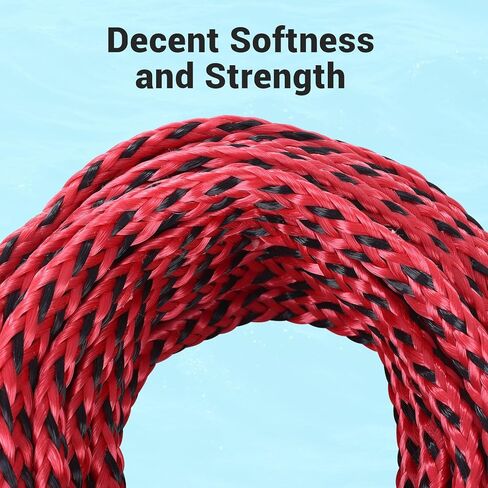 حبل سحب Z00MBROS لأنابيب قابلة للسحب لراكبين 1-2، حبل أمان بطول 60 قدمًا و2500 رطل in Kuwait