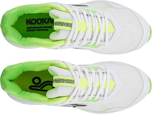 Kookaburra KC 2.0 Rubber Sole Cricket Shoe - Yellow/Green - 8 in Saudi Arabia