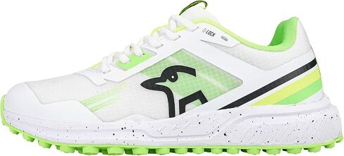 Kookaburra KC 2.0 Rubber Sole Cricket Shoe - Yellow/Green - 7 in Saudi Arabia
