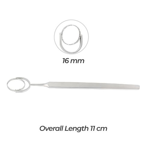 Stellmacher Hofmann-Thornton Fixation Ring – 11 cm, Premium Stainless Steel 16mm Closed Flat Handle | Precision Eye Stabilization Instrument (Hofmann) in Kuwait