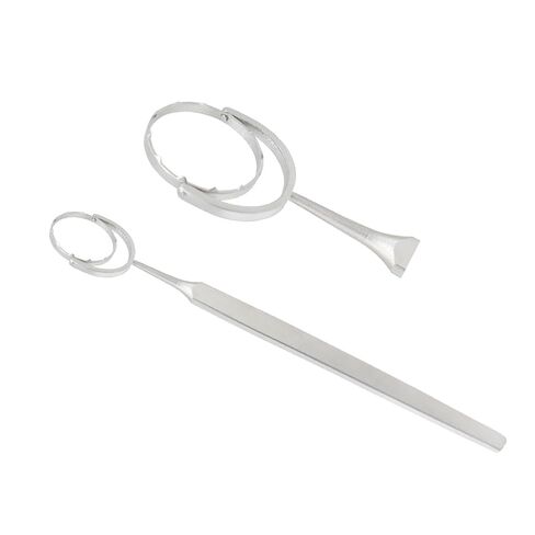 Stellmacher Hofmann-Thornton Fixation Ring – 11 cm, Premium Stainless Steel 16mm Closed Flat Handle | Precision Eye Stabilization Instrument (Hofmann) in Kuwait