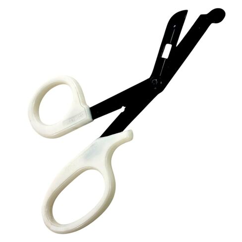 Pack of 2 | Heavy-Duty Utility Trauma Shears 7.5-Inches | Fluoride-Coated Blades | Multi-Purpose Cutting Scissors for Nurses, Paramedics, Firefighters in Kuwait