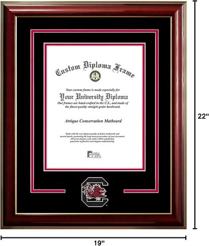 Campus Images South Carolina Gamecocks 11w x 14h Classic Spirit Logo Diploma Frame in Saudi Arabia