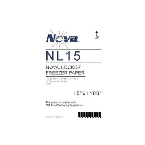 Nova NL15 White 15" x 1100" Freezer Paper - 1 / RL in Saudi Arabia
