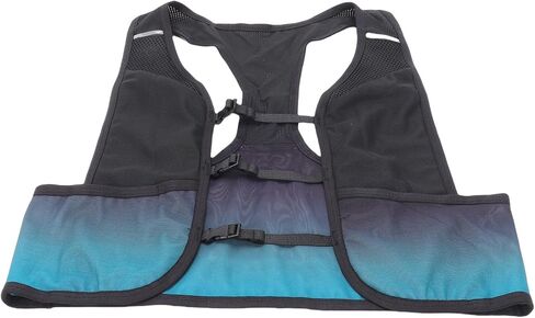 Diydeg Running Vest, Lightweight Breathable Hydration Vest with 2 Front Pockets for 250ml Water Bottles and Large Back Compartment, Reflective Strips for Night Running in Saudi Arabia