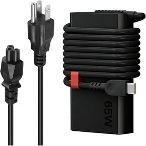 65W HP CAPTOP ACRGER USB C لـ HP ENVY X360 ، Specter X360 ، EliteBook X360 ، استبدال HP Chromebook X360 SPECTER/ELITEBOOK/ELITE X2/ENVY/PROBOOK TYPER COLL CORD AC in Kuwait