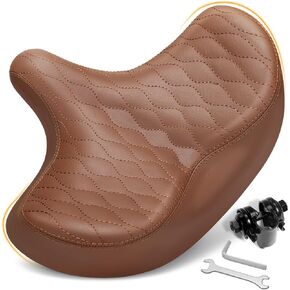 Wide Bicycle Seats for Comfort Men & Women, Oversized & Extra Soft Padded Bike Seat Cushion, Comfortable Large Bike Saddle for Ebike, Mountain Bike, Beach Cruiser, Stationary Exercise Bike in Saudi Arabia