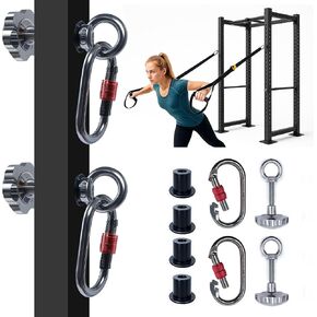 2pcs Power Rack Attachments,Fits 2"x2" & 3"x3" Frames (1/2" & 1" Holes) ,Squat Rack Attachments for Strength Training Equipment (Silver-Gray) in Kuwait