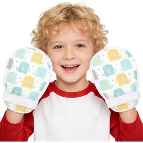 قفازات أمان للشباب خفيفة الوزن، حزام قابل للتعديل، آمنة وناعمة، قطعتان in Kuwait